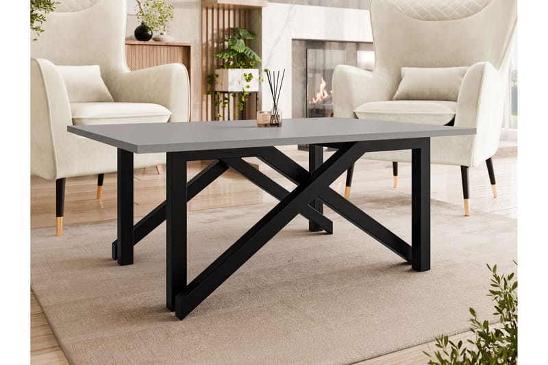 Seyloren Sofabord 100 cm - Svart/Grå - Møbler - Bord - Sofabord & salongbord