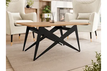 Seyloren Sofabord 90 cm - Svart/Brun - Møbler - Bord - Sofabord & salongbord