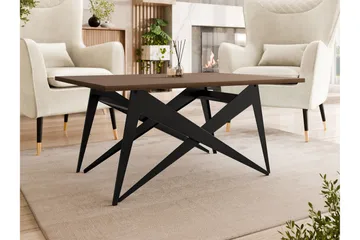 Seyloren Sofabord 90 cm - Svart/Brun - Møbler - Bord - Sofabord & salongbord