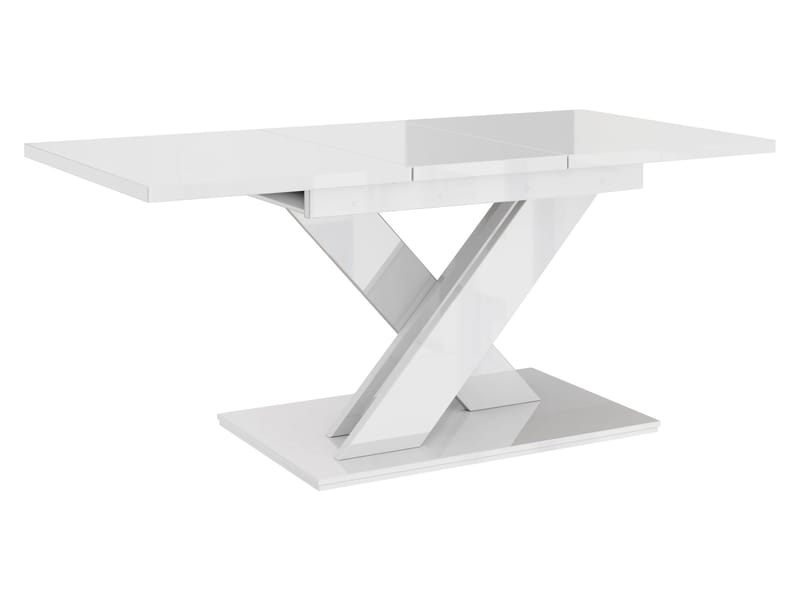 Shea Förlängningsbart Spisebord 140-180 cm Rektangulær - Hvit - Møbler - Bord - Spisebord & kjøkkenbord