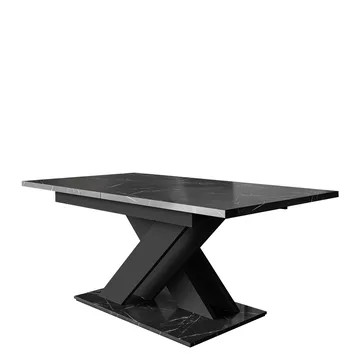 Shea Förlängningsbart Spisebord 140-180 cm Rektangulær - Svart - Møbler - Bord - Spisebord & kjøkkenbord