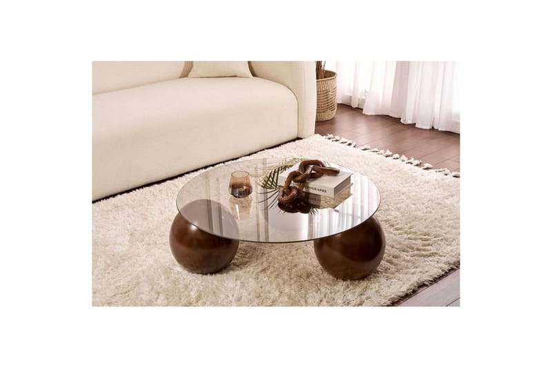 Sibas Sofabord 85 cm - Brun - Møbler - Bord - Sofabord & salongbord