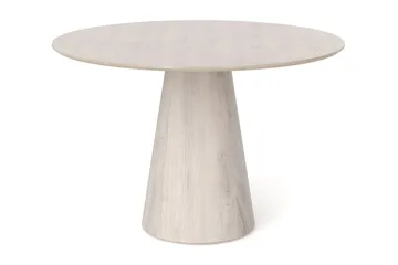 Siena lite rundt spisebord 110 cm finér - Hvitpigmentert - Møbler - Bord - Spisebord & kjøkkenbord