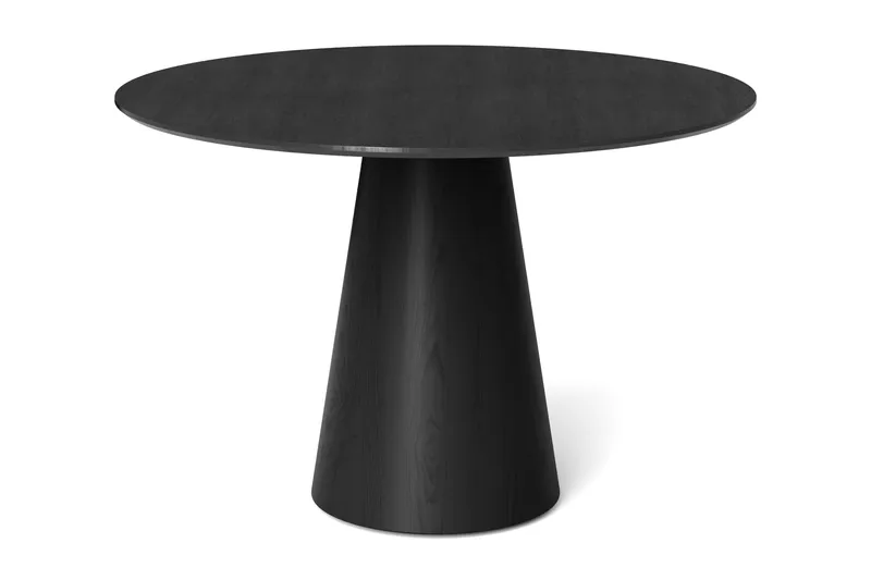 Siena lite rundt spisebord 110 cm finér - Svartbeiset eik - Møbler - Bord - Spisebord & kjøkkenbord