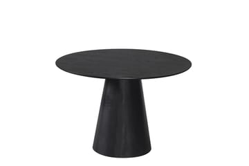 Siena Matbord Runt 110cm Svart - Møbler - Bord - Spisebord & kjøkkenbord