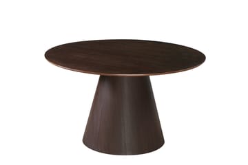 Siena Matbord Runt 130cm Smoked Oak - Møbler - Bord - Spisebord & kjøkkenbord