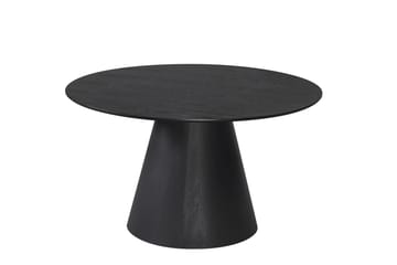 Siena Matbord Runt 130cm Svart - Møbler - Bord - Spisebord & kjøkkenbord