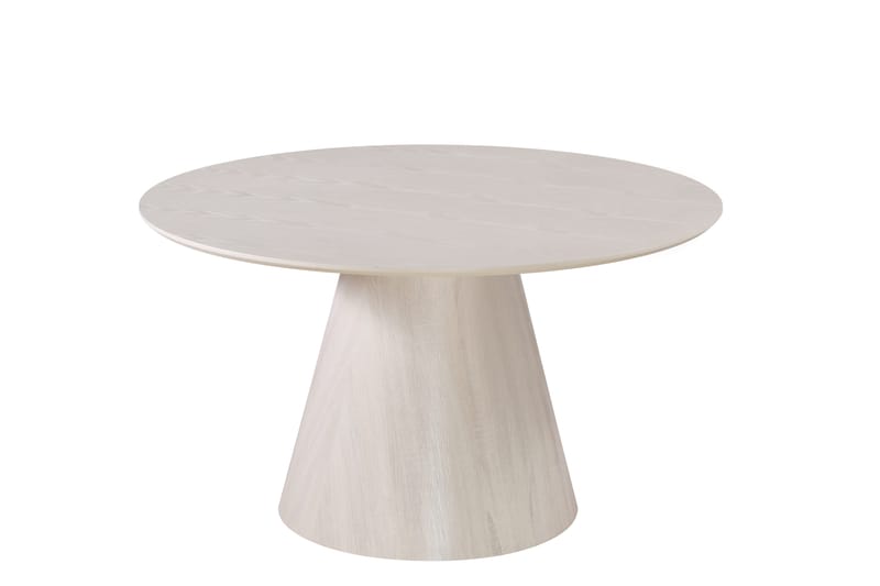 Siena Matbord Runt 130cm Whitewash