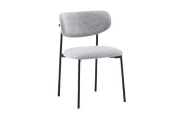 Siena rund spisegruppe 110 cm med 4 Lucy spisestoler - Valnøtt - Møbler - Bord - Spisegruppe