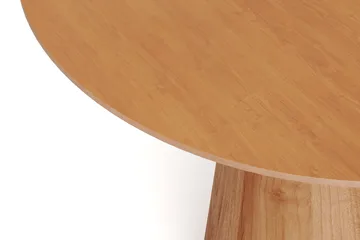 Siena Rundt Spisebord 110 cm i Tre med Eikeutseende - Natur - Møbler - Bord - Spisebord & kjøkkenbord
