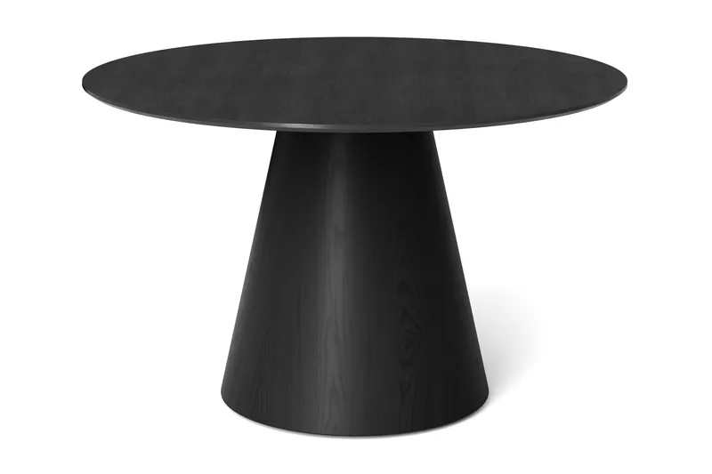 Siena Rundt Spisebord 130 cm Finer - Svart - Møbler - Bord - Spisebord & kjøkkenbord