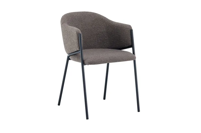 Siena spisegruppe, rund 150 cm, med 6 Filip spisestoler - Røkt eik - Møbler - Bord - Spisegruppe