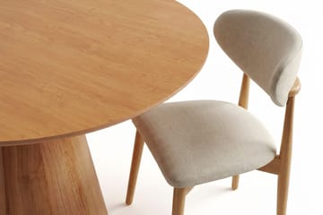 Siena spisegruppe rund 110 cm eik med 4 Molly spisestoler - Eik - Møbler - Bord - Spisegruppe
