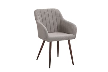 Siena spisegruppe rund 110 cm valnøtt med 4 Filippa spisestoler - Valnøtt - Møbler - Bord - Spisegruppe