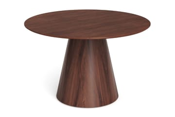 Siena spisegruppe rund 130 cm valnøtt med 6 Filippa spisestoler - Valnøtt - Møbler - Bord - Spisegruppe