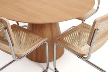 Siena spisegruppe rund 150 cm eik med 6 Build spisestoler - Eik - Møbler - Bord - Spisegruppe