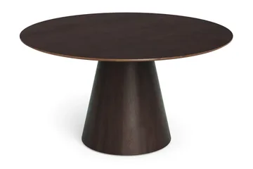 Siena spisegruppe rund 150 cm røkt eik med 6 Nibe Plus spisestoler - Røkt eik - Møbler - Bord - Spisegruppe