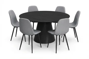 Grey/Metal legs black - Svart