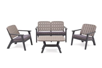 Silva Sofabord 90 cm - Antrasitt - Hagemøbler & utemiljø - Hagebord - Loungebord & Sofabord utendørs