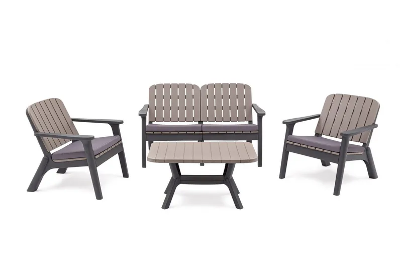 Silva Sofabord 90 cm - Antrasitt - Hagemøbler & utemiljø - Hagebord - Loungebord & Sofabord utendørs