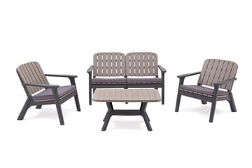 Silva Sofabord 90 cm - Antrasitt - Hagemøbler & utemiljø - Hagebord - Loungebord & Sofabord utendørs