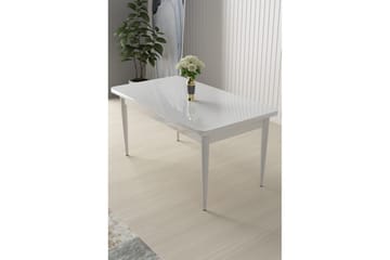 Sivaji Spisebord 110 cm Rektangulær - Hvit - Møbler - Bord - Spisebord & kjøkkenbord