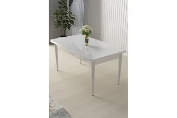 Sivaji Spisebord 110 cm Rektangulær - Hvit - Møbler - Bord - Spisebord & kjøkkenbord