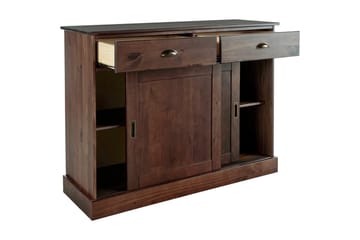 Skjenk Harry 115x40x85 cm, Brun - 115x40x85 cm, Brun - Oppbevaring - Oppbevaringsmøbler - Sideboard & skjenk