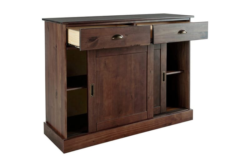 Skjenk Harry 115x40x85 cm, Brun - 115x40x85 cm, Brun - Oppbevaring - Oppbevaringsmøbler - Sideboard & skjenk
