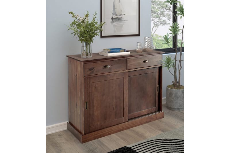 Skjenk Harry 115x40x85 cm, Brun - 115x40x85 cm, Brun - Møbler - Bord - Avlastningsbord & sidobord
