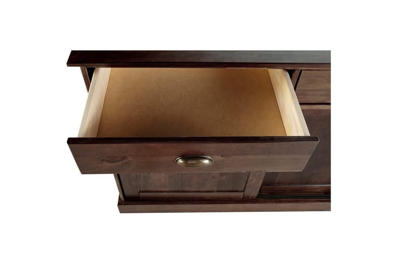 Skjenk Harry 115x40x85 cm, Brun - 115x40x85 cm, Brun - Oppbevaring - Oppbevaringsmøbler - Sideboard & skjenk