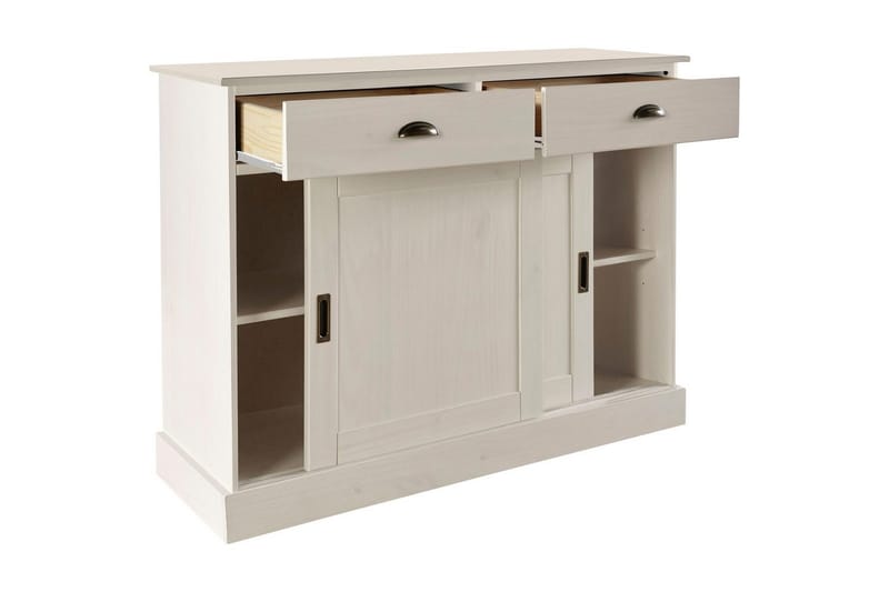 Skjenk Harry 115x40x85 cm, Hvit - 115x40x85 cm, Hvit - Møbler - Bord - Avlastningsbord & sidobord
