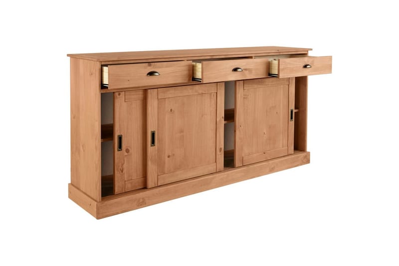 Skjenk Harry 170x40x85 cm, Beiset/funksjonsbeskrivelse - 170x40x85 cm, Beiset/funksjonsbeskrivelse - Møbler - Bord - Avlastningsbord & sidobord