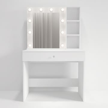 Sminkebord Hanah Home Marlowe (80 x 147 x 42,5 cm) Hvit - Hvit - Møbler - Bord - Sminkebord & toalettbord