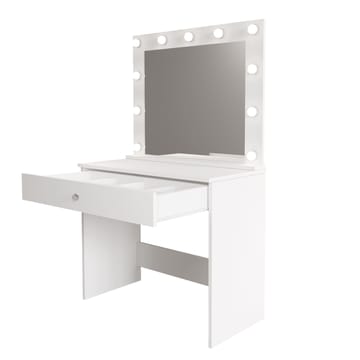 Sminkebord Hanah Home Monaire (80 x 147 x 42,5 cm) Hvit - Hvit - Møbler - Bord - Sminkebord & toalettbord