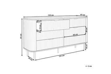 Kommode Bradley - Møbler - Bord - Sminkebord & toalettbord