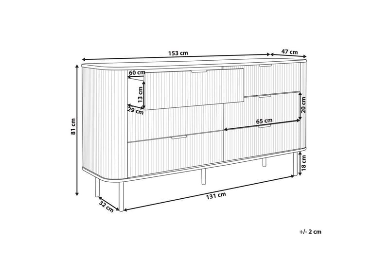 Kommode Bradley - Oppbevaring - Oppbevaringsmøbler - Kommode