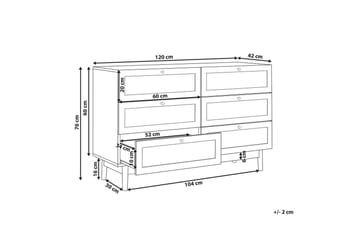 Kommode Nivo - Møbler - Bord - Sminkebord & toalettbord