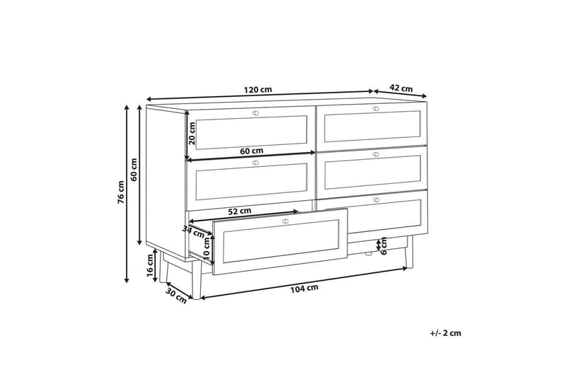 Kommode Nivo - Møbler - Bord - Sminkebord & toalettbord