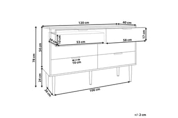 Kommode Soho - Møbler - Bord - Sminkebord & toalettbord