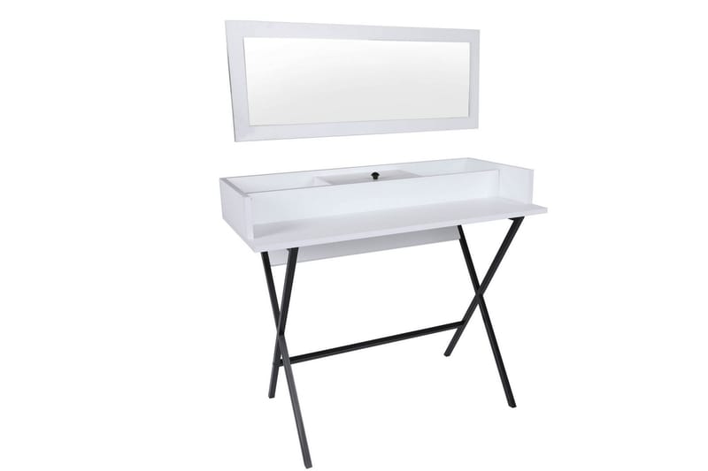 Lenila Dressing Sminkebord 100 cm - Hvit - Møbler - Bord - Sminkebord & toalettbord