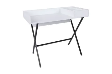 Levents Dressing Sminkebord 100 cm - Hvit / Svart - Møbler - Bord - Sminkebord & toalettbord