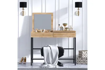 Make-up Table Eik|Svart - Natur/Svart - Møbler - Bord - Sminkebord & toalettbord