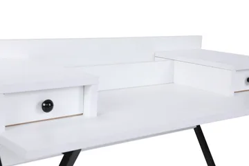 Middenmeer Dressing Sminkebord 100 cm - Hvit / Svart - Møbler - Bord - Sminkebord & toalettbord