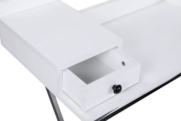 Middenmeer Dressing Sminkebord 100 cm - Hvit / Svart - Møbler - Bord - Sminkebord & toalettbord