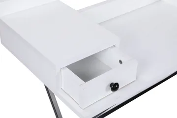 Middenmeer Dressing Sminkebord 100 cm - Hvit / Svart - Møbler - Bord - Sminkebord & toalettbord