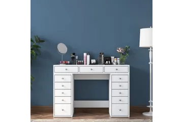 Najo Sminkebord 120 cm - Hvit - Møbler - Bord - Sminkebord & toalettbord