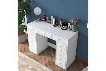 Najo Sminkebord 120 cm - Hvit - Møbler - Bord - Sminkebord & toalettbord