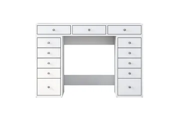 Najo Sminkebord 120 cm - Hvit - Møbler - Bord - Sminkebord & toalettbord