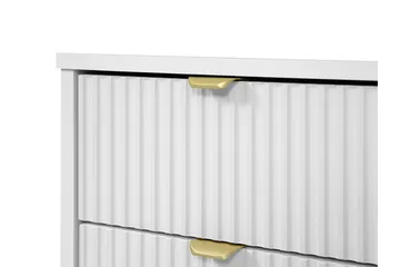 Novaj Sminkebord med skuffer 120x55 cm - Svart / Messing - Møbler - Bord - Sminkebord & toalettbord